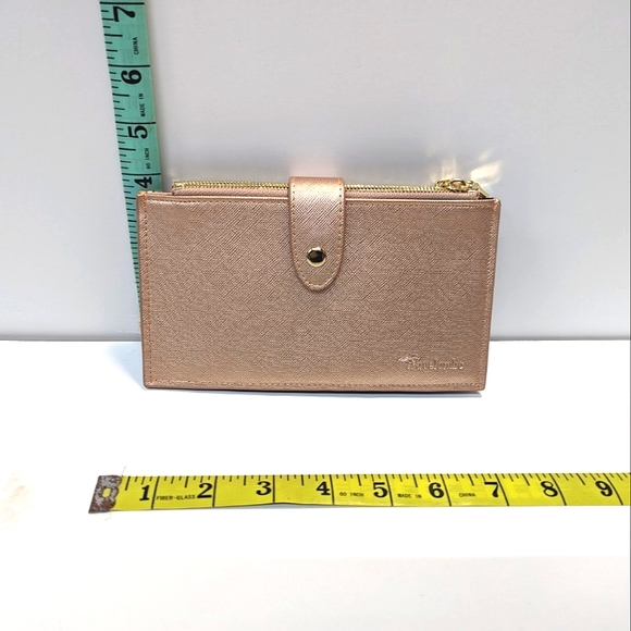 Travelambo BiFold Leather Wallet Multi Card Rose Gold - Picture 1 of 6